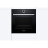 BOSCH Einbaubackofen Serie 8 HBG635B, mit Teleskopauszug nachrüstbar, ecoClean Direct, mit Pizzastufe