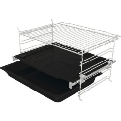 GORENJE Backofen-Set Black Pacific Basic Set, mit 1-fach-Teleskopauszug, Aqua Clean, ExtraSteam