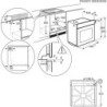 AEG Einbaubackofen BPS33102ZM, Pyrolyse-Selbstreinigung, Backauszug, 2 Paar