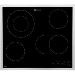 BAUKNECHT Backofen-Set BAKO4 HR6 BLACK, mit 2-fach-Teleskopauszug, Hydrolyse