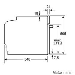 NEFF Pyrolyse Backofen N 70 B55CR20N0, mit Teleskopauszug nachrüstbar, Pyrolyse-Selbstreinigung, mit Slide&Hide®