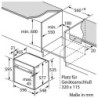 NEFF Pyrolyse Backofen N 70 B55CR20N0, mit Teleskopauszug nachrüstbar, Pyrolyse-Selbstreinigung, mit Slide&Hide®