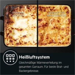 AEG Backofen Serie 6000 BPE535060B 944 188 762, mit 1-fach-Teleskopauszug, Pyrolyse-Selbstreinigung