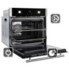 KKT KOLBE Einbaubackofen Backofen Elektroherd EB8005ED, DampfClean, 60cm 70 l / Heißluft / Grill-/Brat-System / Touch / Edelstahl und Glas