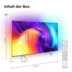 Philips 50PUS8507/12 LED-Fernseher (126 cm/50 Zoll, 4K Ultra HD, Android TV, Smart-TV)