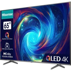 Hisense 65E77KQ PRO QLED-Fernseher (164 cm/65 Zoll, 4K Ultra HD, Smart-TV)