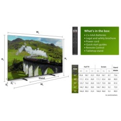 Philips 55PUS7608/12 LED-Fernseher (139 cm/55 Zoll, 4K Ultra HD, Smart-TV)