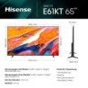 Hisense 65E61KT LED-Fernseher (164 cm/65 Zoll, 4K Ultra HD, Smart-TV, Alexa Built-In, DTS Virtual X, Smart-TV, Dolby Vision, Triple Tuner DVB-C/S/S2/T/T2)