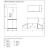 Hanseatic Multi Door HCDB18080DWDBI, 180 cm hoch, 79 cm breit, No Frost