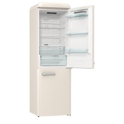 GORENJE Kühlschrank ONRK619EC, 194 cm hoch, 60 cm breit, LED Display, NoFrostPlus, FastFreeze, IonAir und MultiFlow 360°