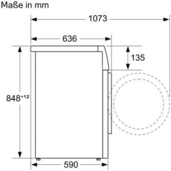 SIEMENS Waschmaschine WG44G2A40, 9 kg, 1400 U/min, i-Dos - Dosierautomatik