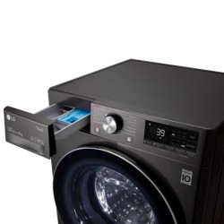 LG Waschmaschine F4WV709P2BA, 9 kg, 1400 U/min, TurboWash® - Waschen in nur 39 Minuten
