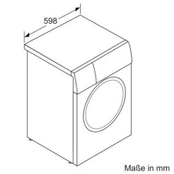 BOSCH Waschmaschine WGB256A40, 10 kg, 1600 U/min