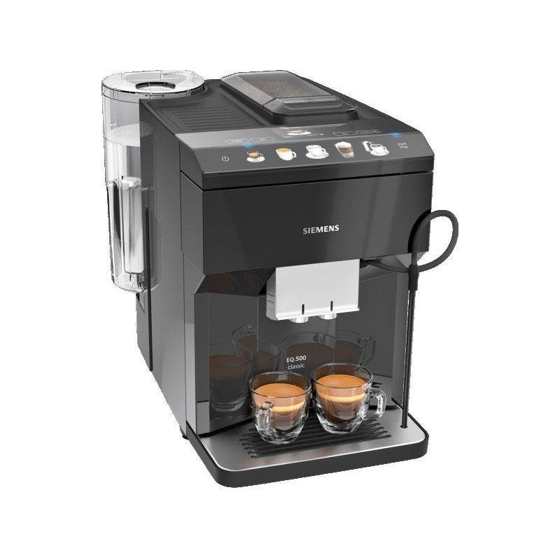 SIEMENS Kaffeevollautomat EQ.500 classic TP503D09, 2 Tassen gleichzeitig, flexible Milchlösung, inkl. BRITA Wasserfilter