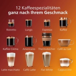 Philips Kaffeevollautomat 5400 Series EP5441/50 LatteGo, mattschwarz