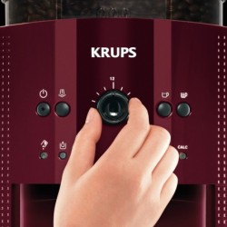 Krups Kaffeevollautomat EA8107 Arabica, 2-Tassen-Funktion, manueller Dampfdüse, 2 voreingestelle Kaffeestärken