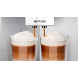 SIEMENS Kaffeevollautomat EQ.9 s300 TI923509DE, schwarz/Edelstahl, extra leise, autom. Milchsystem-Reinigung, bis zu 6 Profile