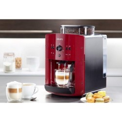 Krups Kaffeevollautomat EA8107 Arabica, 2-Tassen-Funktion, manueller Dampfdüse, 2 voreingestelle Kaffeestärken