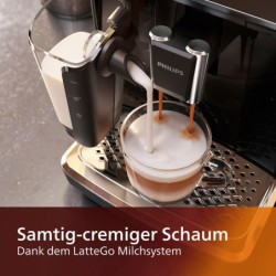 Philips Kaffeevollautomat 2200 Serie EP2231/40 LatteGo, klavierlackschwarz
