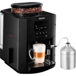 Krups Kaffeevollautomat EA8160 Essential Espresso, Wassertankkapazität: 1,7 Liter, inkl. Auto Cappuccino XS6000 Set