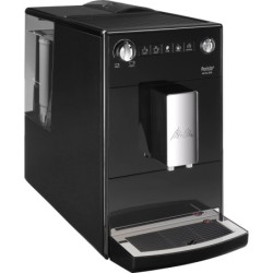 Melitta Kaffeevollautomat Purista® F230-102, schwarz, Lieblingskaffee-Funktion, kompakt & extra leise