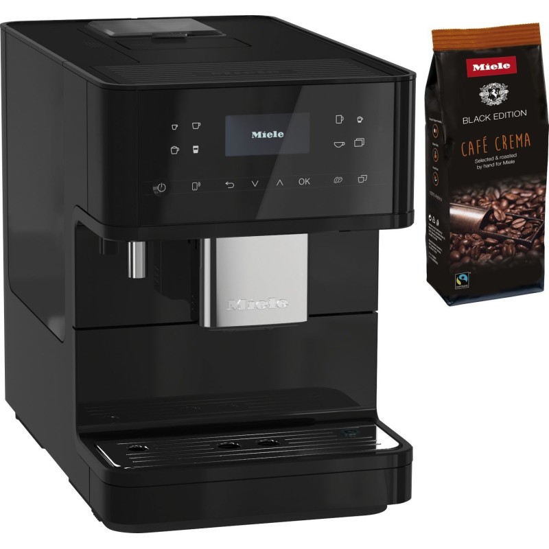 Miele Kaffeevollautomat CM 6160 MilkPerfection, Genießerprofile, Kaffeekannenfunktion, Gutschein für Pflegeset im Wert von UVP 53,99 €