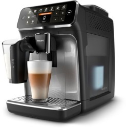 Philips Kaffeevollautomat 4300 Series EP4346/70 LatteGo, silber/mattschwarz