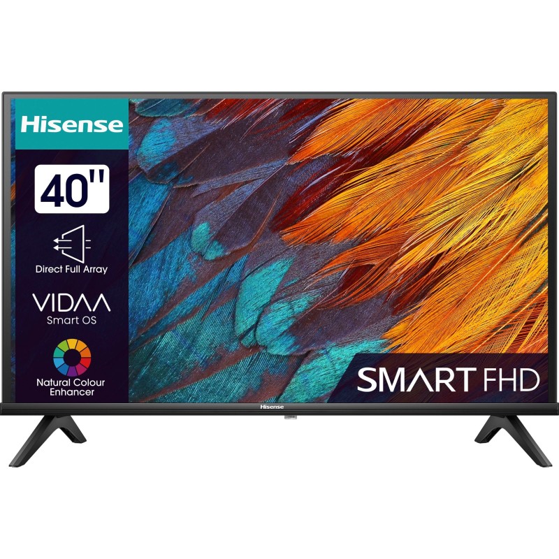 Hisense 40E41KT LED-Fernseher (100 cm/40 Zoll, Full HD, Smart-TV, Alexa Built-In, Game Mode, Hotel Mode, Smart-TV,Triple Tuner DVB-T2 / T/C / S2 / S)