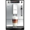 Melitta Kaffeevollautomat Solo® & Milk E953-202, silber/schwarz, Café crème & Espresso per One Touch, Düse für Milchschaum