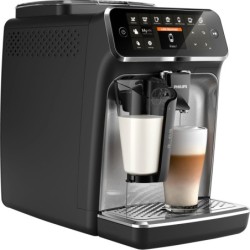 Philips Kaffeevollautomat 4300 Series EP4346/70 LatteGo, silber/mattschwarz