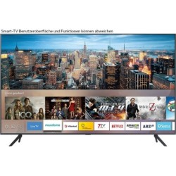 Samsung GU75CU7179U LED-Fernseher (189 cm/75 Zoll, 4K Ultra HD, Smart-TV, Crystal Prozessor 4K, Gaming Hub, Object Tracking Sound Lite (OTS Lite), PurColor, Smart Hub & Gaming Hub)