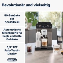 De'Longhi Kaffeevollautomat Eletta Explore Cold Brew Extraction ECAM450.86.T, Titan