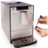 Melitta Kaffeevollautomat Solo® & Milk E953-202, silber/schwarz, Café crème & Espresso per One Touch, Düse für Milchschaum