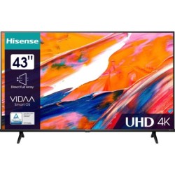 Hisense 43E61KT LED-Fernseher (108 cm/43 Zoll, 4K Ultra HD, Smart-TV, Alexa Built-In, DTS Virtual X, Smart-TV, Dolby Vision, Triple Tuner DVB-C/S/S2/T/T2)