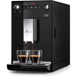 Melitta Kaffeevollautomat Purista® F230-102, schwarz, Lieblingskaffee-Funktion, kompakt & extra leise