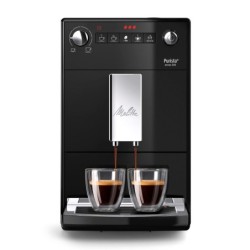 Melitta Kaffeevollautomat Purista® F230-102, schwarz, Lieblingskaffee-Funktion, kompakt & extra leise