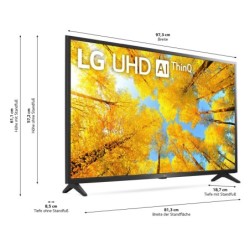 LG 43UQ75009LF LED-Fernseher (108 cm/43 Zoll, 4K Ultra HD, Smart-TV, α5 Gen5 4K AI-Prozessor,Direct LED,HDR10 Pro und HLG,Sprachassistenten)