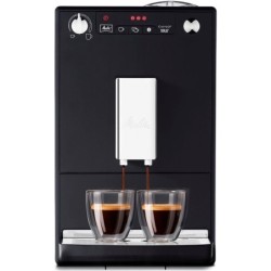 Melitta Kaffeevollautomat Solo® E950-101, schwarz, Perfekt für Café crème & Espresso, nur 20cm breit