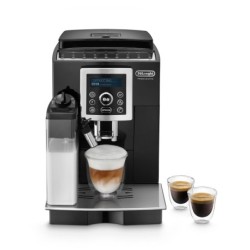 De'Longhi Kaffeevollautomat ECAM 23.463.B schwarz silber, LatteCrema Milchaufschäumsystem
