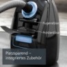 SIEMENS Bodenstaubsauger extreme silencePower VSQ5X1230, schwarz, 850 W, mit Beutel, starke Saugleistung, ideal für Allergiker