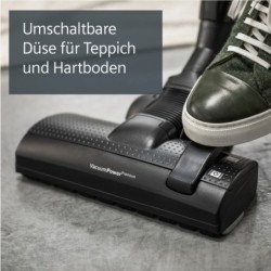 SIEMENS Bodenstaubsauger extreme silencePower VSQ5X1230, schwarz, 850 W, mit Beutel, starke Saugleistung, ideal für Allergiker