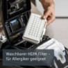 SIEMENS Bodenstaubsauger extreme silencePower VSQ5X1230, schwarz, 850 W, mit Beutel, starke Saugleistung, ideal für Allergiker