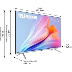 Telefunken D55V850M5CWH LED-Fernseher (138 cm/55 Zoll, 4K Ultra HD, Smart-TV)