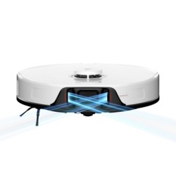 Roborock Nass-Trocken-Saugroboter S8, 69 W, 6000 pa, DuoRoller-Bürste, Reactive 3D-Hindernisumgehung, Vibrations-Hebemop, Intelligenter für Hartböden,Tierhaare,Teppiche, Kindersicherung APP Control, Upgrade von Roborock S7, VS S7 Maxv